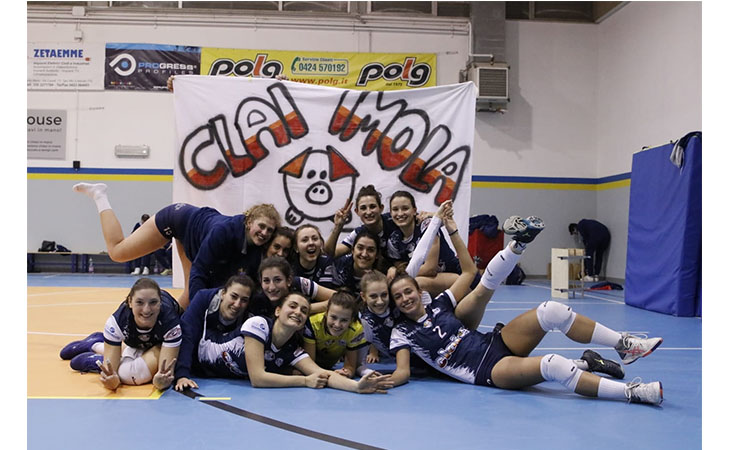 Pallavolo B2 femminile la Csi Clai Imola vince in Veneto e vede